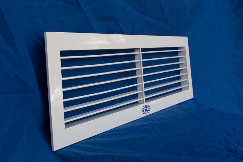 Miệng Gió 1 Lớp Lá  Cánh Chỉnh Vách Ngăn 640 x 140